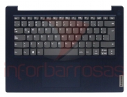 Teclado Lenovo IdeaPad 3-14ADA05 Com Top Cover BLUE ESPANHOL
