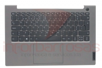 Teclado Lenovo ThinkBook 14 G3 ACL Com BackLight Com Top Cover CINZA MINERAL