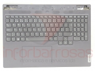 Teclado Lenovo Legion Slim 5 16APH8 Com BackLight Com Top Cover CINZA