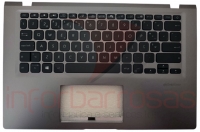 Teclado Asus F415EA Black Com BackLight Com Top Cover Gray