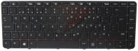 Teclado HP Elitebook 840 G3 Preto com Frame Black Com Trackpad e Backlight