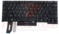 Teclado Lenovo ThinkPad T14S GEN 1 Com BackLight Com Touchpad Keys SILVER Sem Top Cover US