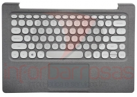 Teclado Samsung NP530XBB Com Top Cover GREY US
