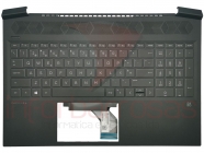 Teclado HP 16-A0021np Crystal Keys Com BackLight Com Top Cover BLACK